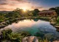 A construção de uma lagoa natural para nadar