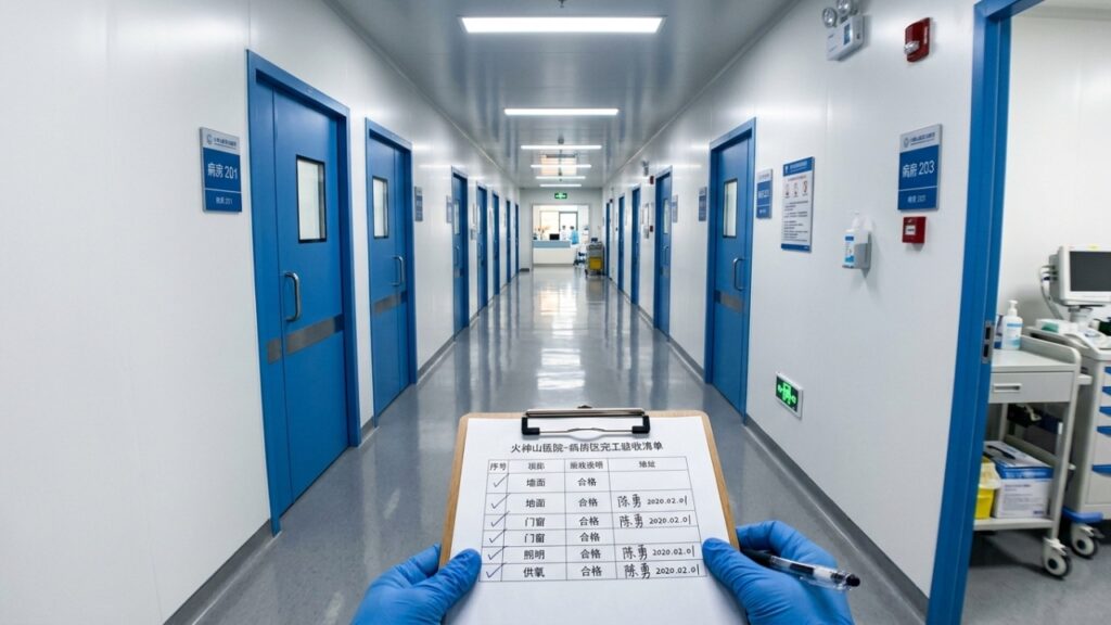 A construção recorde de 10 dias que criou 1.000 leitos