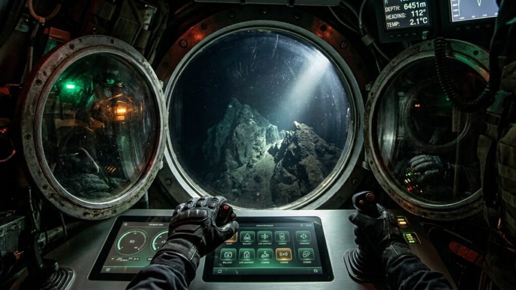 Operando a mais de 6 mil metros de profundidade