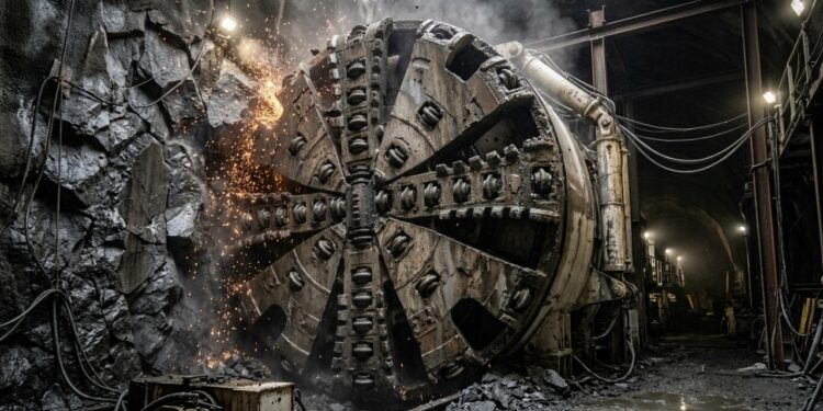 A monumental engenharia técnica e os desafios logísticos da escavação do Túnel de Base de São Gotardo