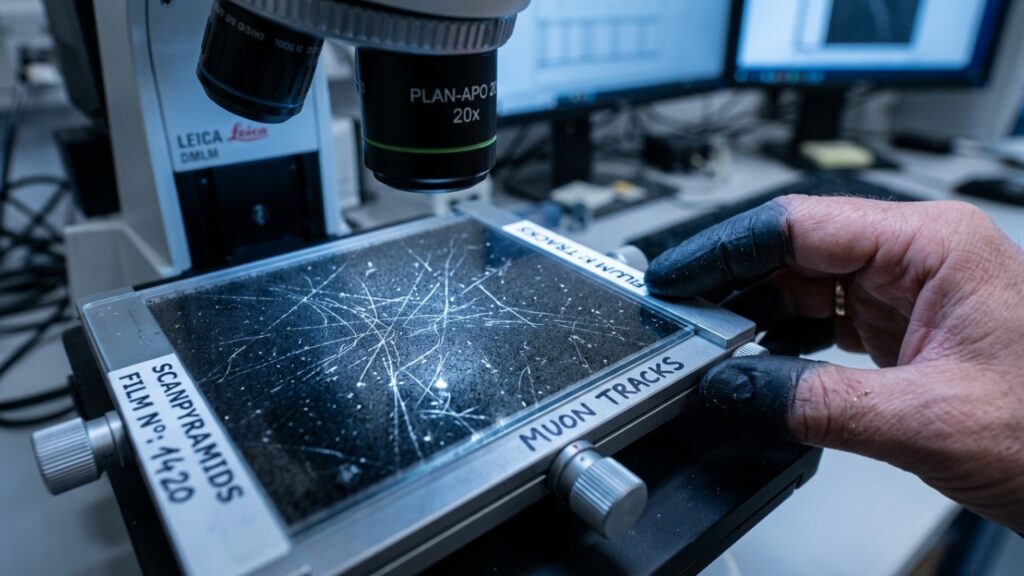 Como partículas de raios cósmicos (múons) revelaram um grande vazio (Big Void) dentro da Grande Pirâmide de Gizé