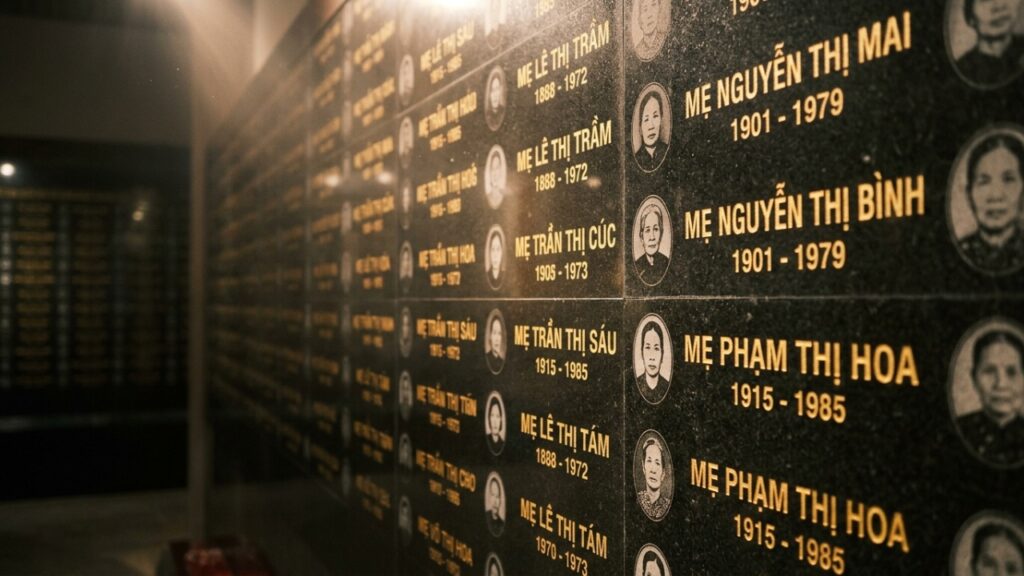 A magnitude do Monumento à Mãe Vietnamita Heróica