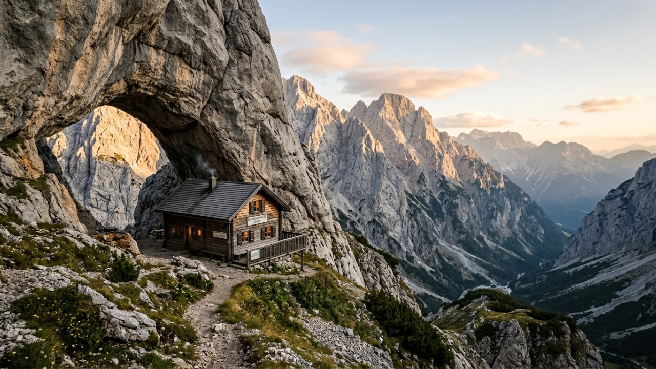 O extremo isolamento da Breitenkopfhütte