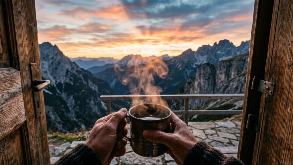 O extremo isolamento da Breitenkopfhütte