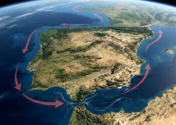 Prensada entre dois continentes, a Península Ibérica está girando no sentido horário, confirmam geólogos que monitoram as placas tectônicas