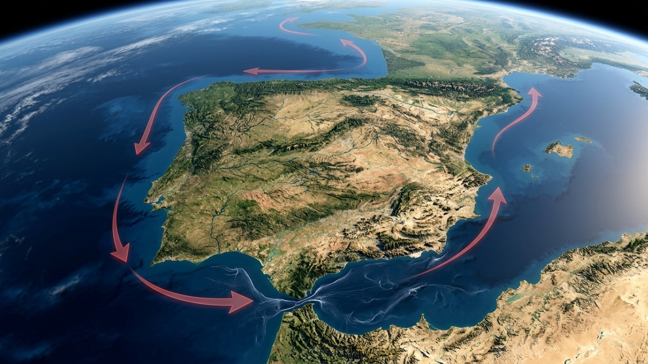 Prensada entre dois continentes, a Península Ibérica está girando no sentido horário, confirmam geólogos que monitoram as placas tectônicas