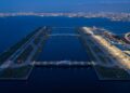 O mega-aeroporto japonês construído sobre uma ilha artificial no meio do oceano que sobreviveu a terremotos devastadores, mas está afundando lentamente e pode desaparecer nas próximas décadas