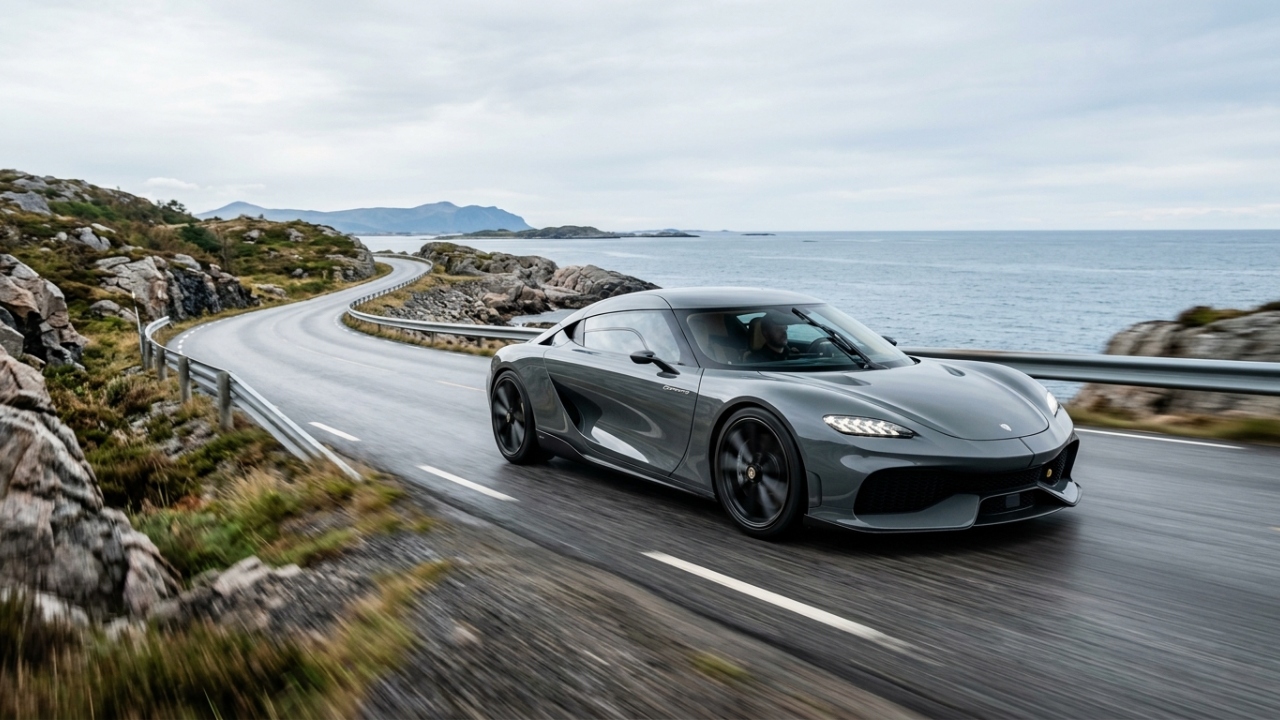 O hipercarro sueco que dispensa a caixa de câmbio tradicional e utiliza motor de três cilindros para gerar 1700 cavalos com tecnologia de engenharia inédita no mundo