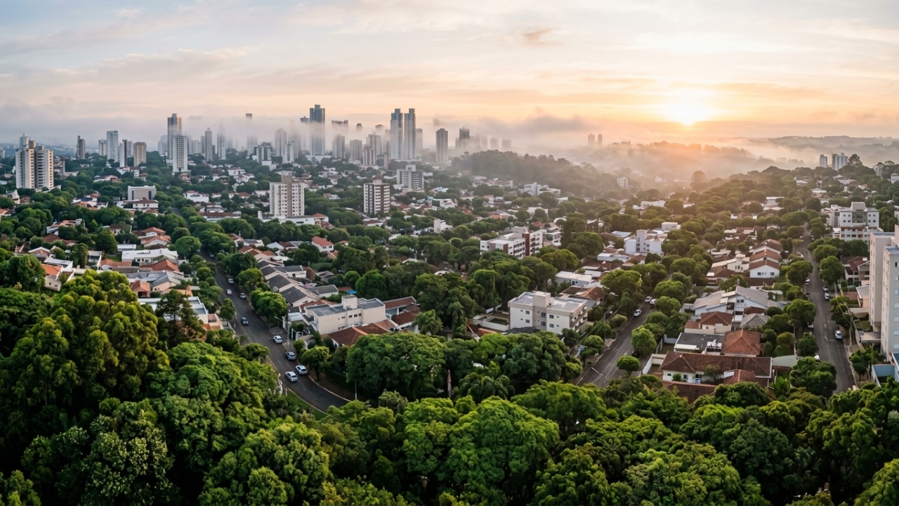 Essa cidade foi fundada por ingleses e tem 96,8% das ruas arborizadas e qualidade de vida que rivaliza com capitais