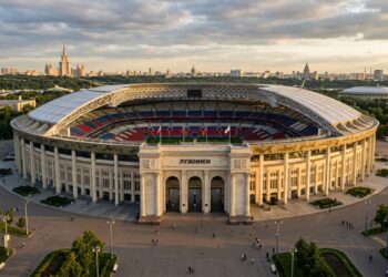Com capacidade para 81 mil pessoas, o gigante monumental de Moscou sobreviveu ao tempo e sediou as maiores finais esportivas da história