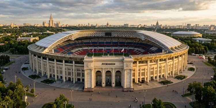 Com capacidade para 81 mil pessoas, o gigante monumental de Moscou sobreviveu ao tempo e sediou as maiores finais esportivas da história