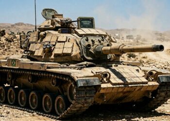 O gigante de 50 toneladas da Guerra Fria que recebeu sensores a laser e continua destruindo ameaças blindadas no campo de batalha moderno