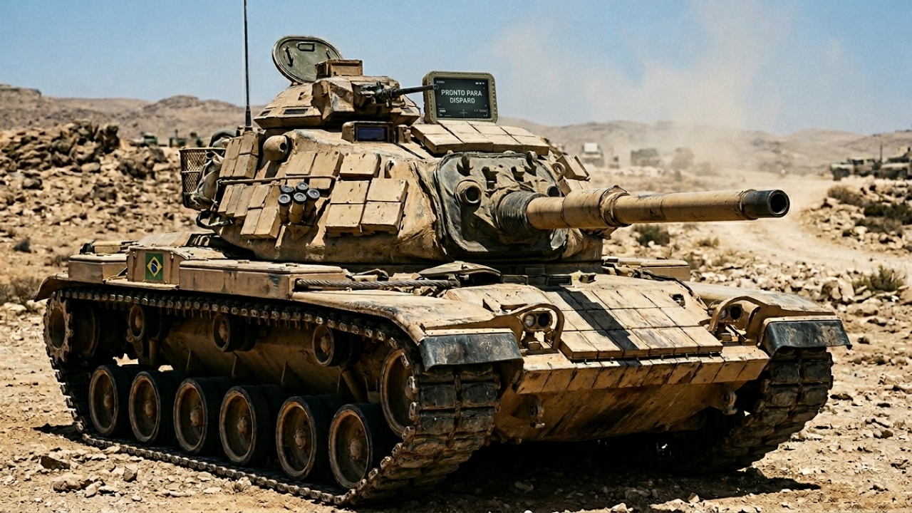 O gigante de 50 toneladas da Guerra Fria que recebeu sensores a laser e continua destruindo ameaças blindadas no campo de batalha moderno