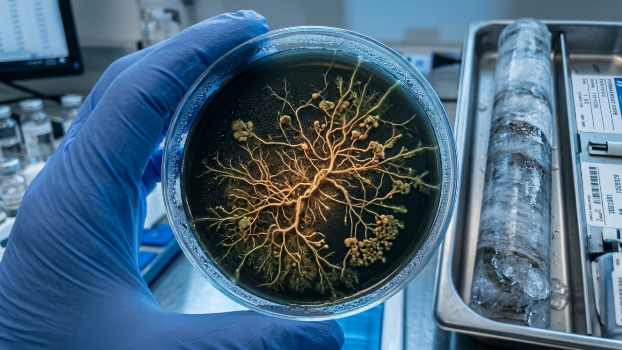 Micro-organismos congelados há 40 mil anos no permafrost do Alasca voltam à vida em laboratório e começam a devorar carbono ativamente