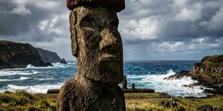 Com estátuas gigantes que chegam a pesar 80 toneladas e medir 10 metros de altura, o mistério de como os antigos habitantes transportaram os monumentos pela ilha isolada intriga os cientistas