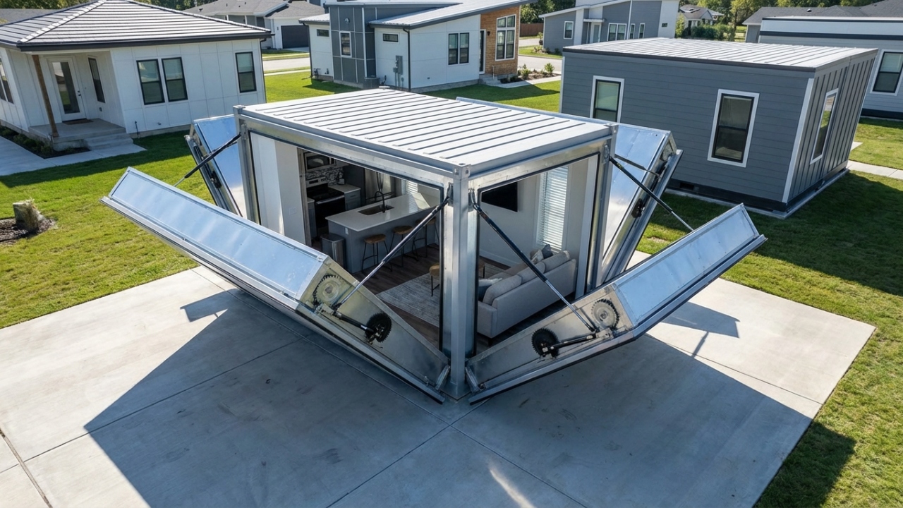 Com módulos que se desdobram em apenas 2 horas e vêm prontos de fábrica, a tecnologia da Boxabl surge como uma solução para a habitação no mundo