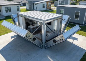 Com módulos que se desdobram em apenas 2 horas e vêm prontos de fábrica, a tecnologia da Boxabl surge como uma solução para a habitação no mundo