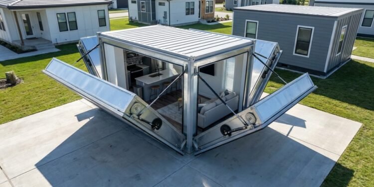 Com módulos que se desdobram em apenas 2 horas e vêm prontos de fábrica, a tecnologia da Boxabl surge como uma solução para a habitação no mundo