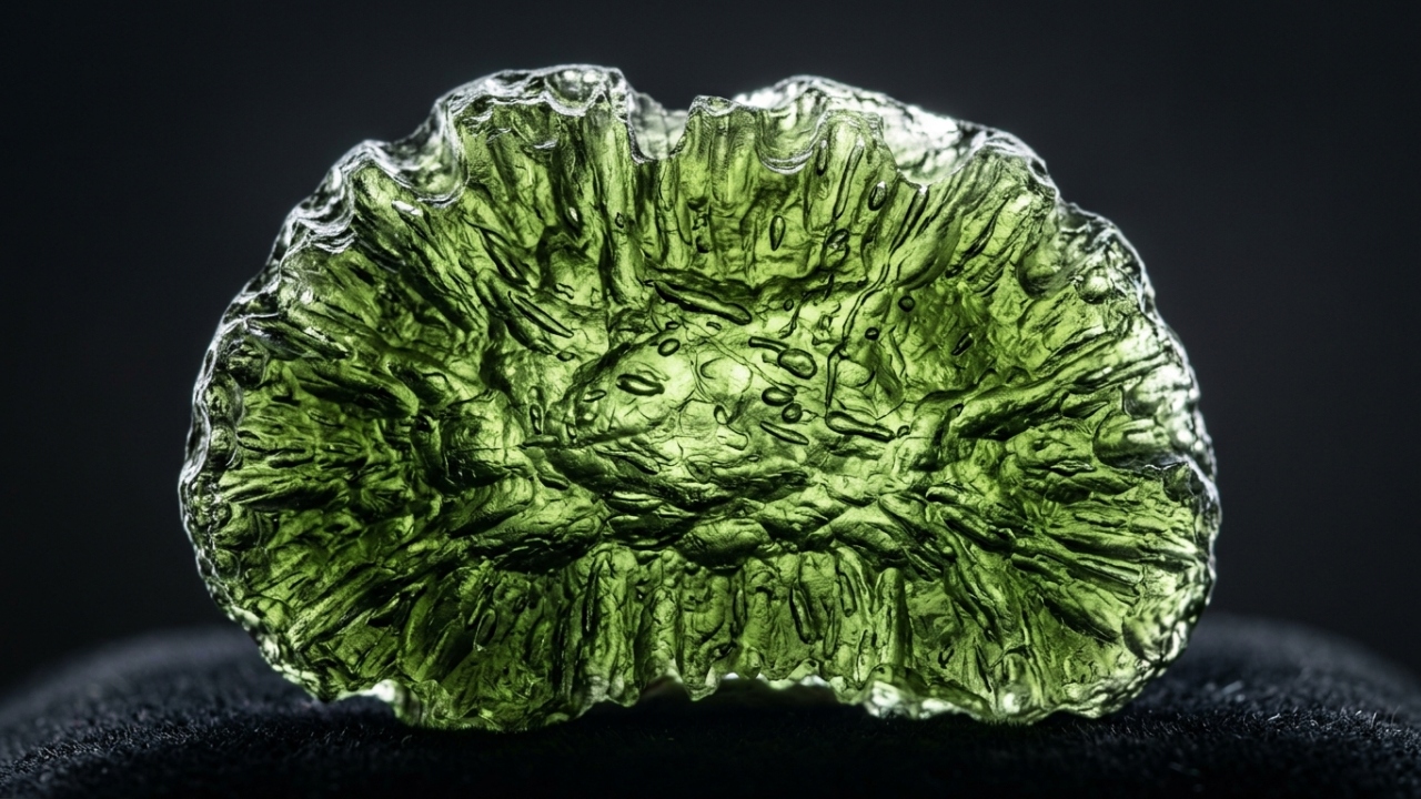 Esqueça a esmeralda, pois este vidro verde nasceu de um impacto de meteoro há 15 milhões de anos, sendo a joia espacial da geologia