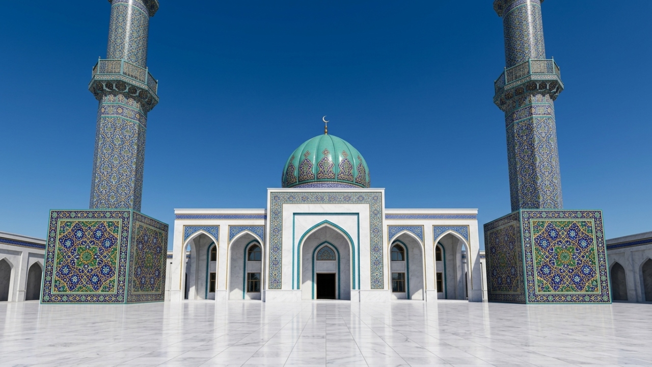 Com sua cúpula central e azulejos pintados à mão de 1972, a Mesquita de Curitiba tornou-se o maior símbolo da cultura islâmica no sul do Brasil