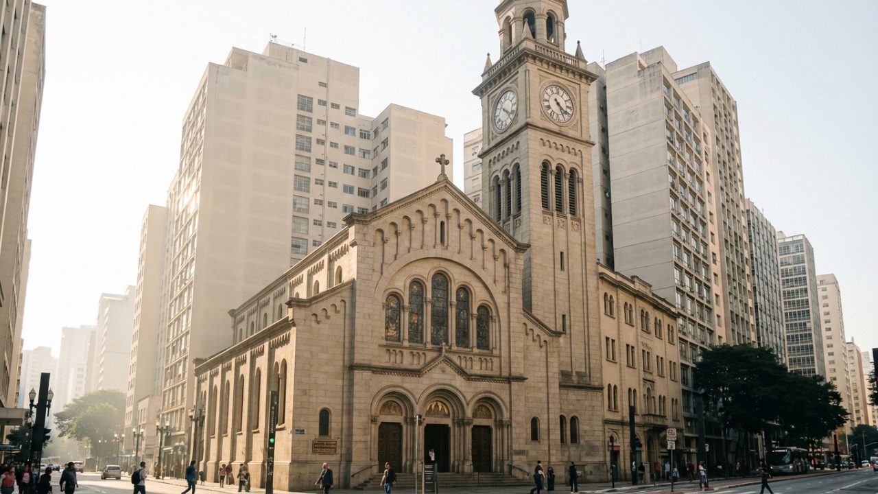 Com relógio alemão centenário e cantos gregorianos, o mosteiro em São Paulo surge como um marco histórico e religioso