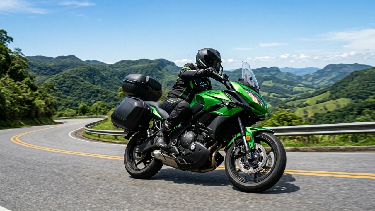 Oferecendo tanque de 21 litros e suspensão de longo curso, a versátil moto japonesa é uma opção robusta no mercado de modelos seminovos