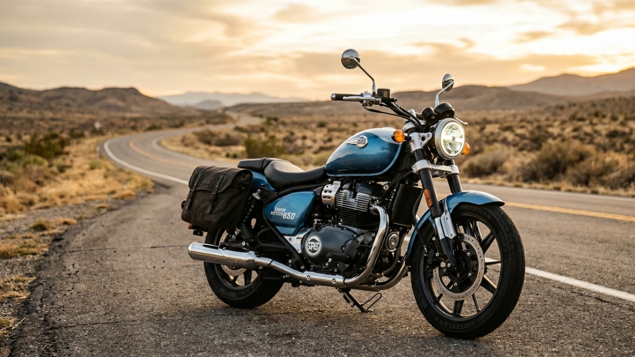 Com motor bicilíndrico de 47 cavalos e visual clássico que remete aos anos 70, a nova estradeira de luxo chegou ao Brasil com preço de moto popular para dominar as rodovias