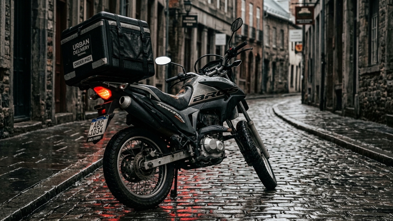 Modelo de duas rodas com 160 cilindradas encara crateras urbanas e oferece economia de 45 quilômetros por litro para os entregadores neste ano de 2026