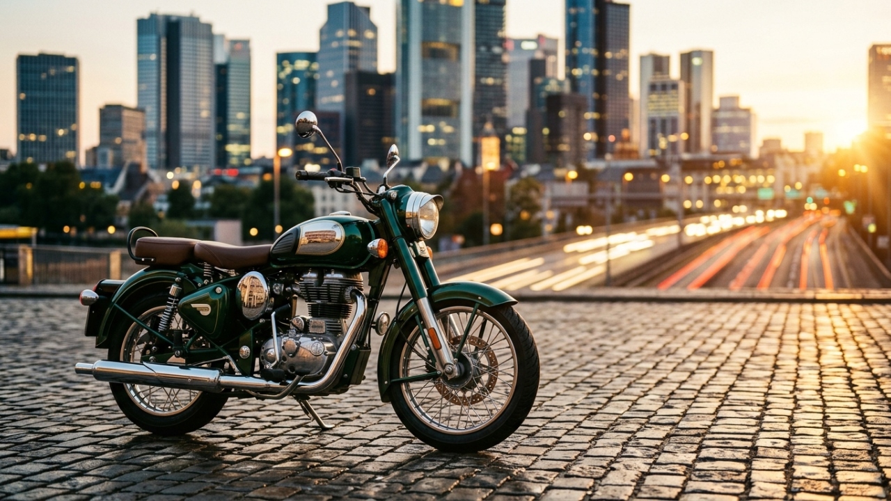 Inspirada no design pós-guerra, a clássica moto de 349 cilindradas atrai motociclistas urbanos ao oferecer mecânica simples e peças muito baratas