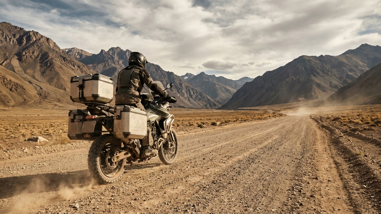 Aventureira britânica de três cilindros gera 108 cavalos de potência e abriga tanque de 20 litros para cruzar a América do Sul sem imprevistos