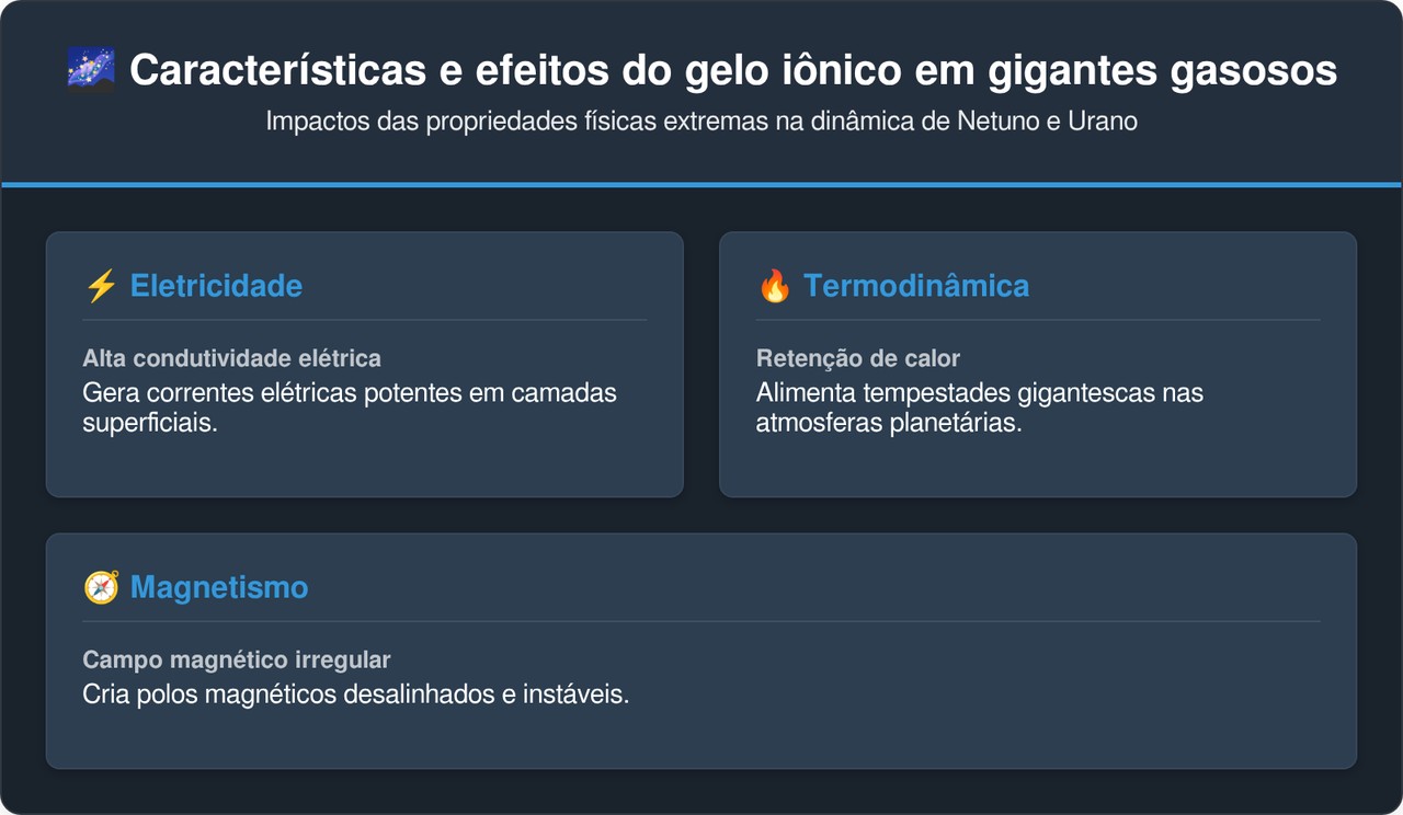 Netuno e Urano têm um oceano de diamante líquido no interior e isso explica um mistério magnético de décadas
