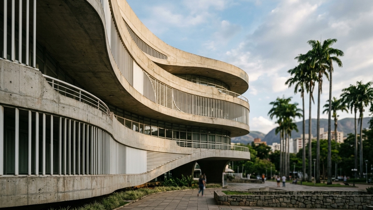 Com curvas sinuosas de concreto projetadas em 1954, o prédio de 12 andares em BH virou o ícone máximo do modernismo na Praça da Liberdade
