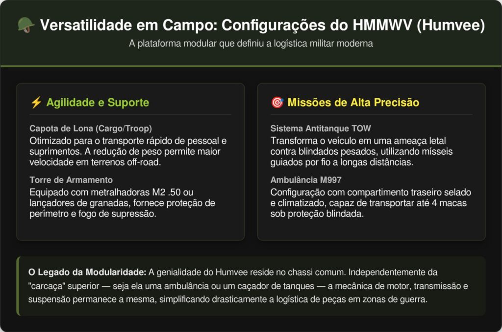 O Humvee tem quase 2,2 metros de largura e um centro de gravidade tão baixo que ele praticamente não capota em nenhum terreno