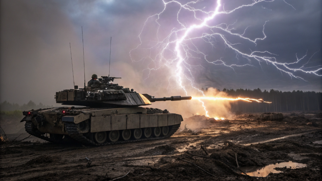 O Laboratório de Defesa do Reino Unido criou uma blindagem que vaporiza projéteis de cobre com uma descarga elétrica