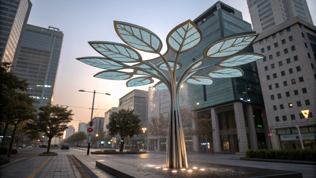 O MIT criou árvores de metal que geram energia limpa e água potável ao mesmo tempo usando só o calor do sol