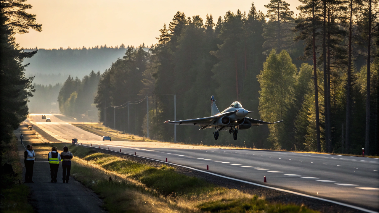 O caça de manutenção ultrabaixa que pode pousar em rodovias comuns e ser totalmente reabastecido por recrutas em apenas 10 minutos