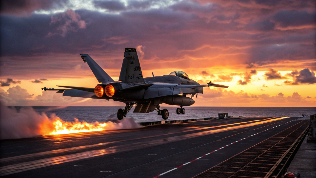 O caça naval que decola de porta-aviões em questão de segundos e consegue destruir jatos inimigos no ar antes de bombardear alvos terrestres na mesma missão