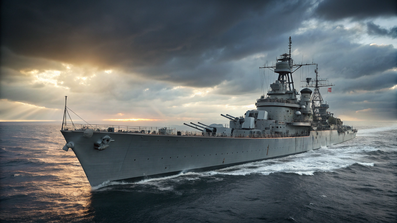 O colossal USS Missouri com 270 metros de comprimento serviu como o palco final da Segunda Guerra Mundial e hoje é um monumento histórico no Havaí