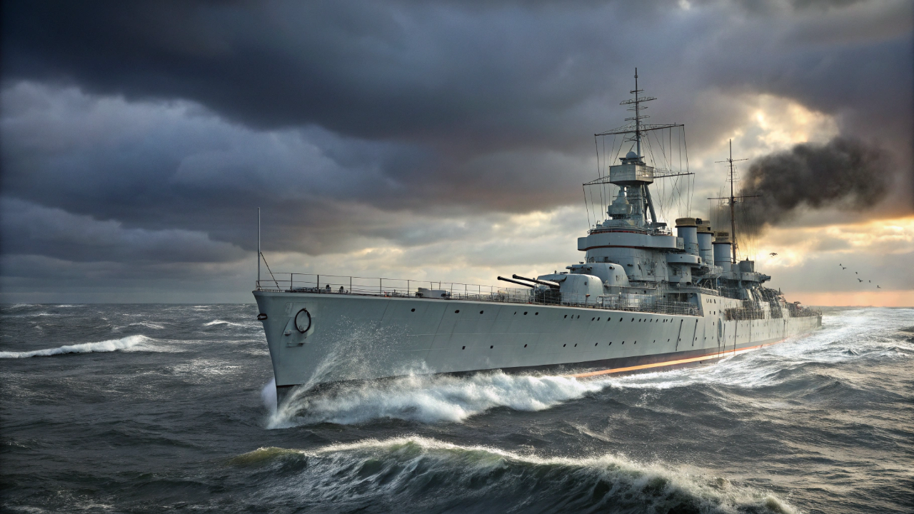 O encouraçado britânico HMS Dreadnought revolucionou a guerra naval em 1906 ao ser o primeiro navio movido a turbinas a vapor e com canhões de grande calibre