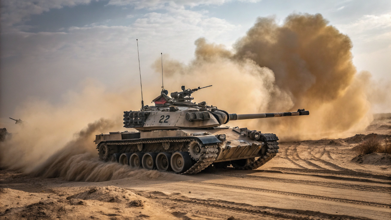 O gigante de 50 toneladas da Guerra Fria que recebeu sensores a laser e continua destruindo ameaças blindadas no campo de batalha moderno