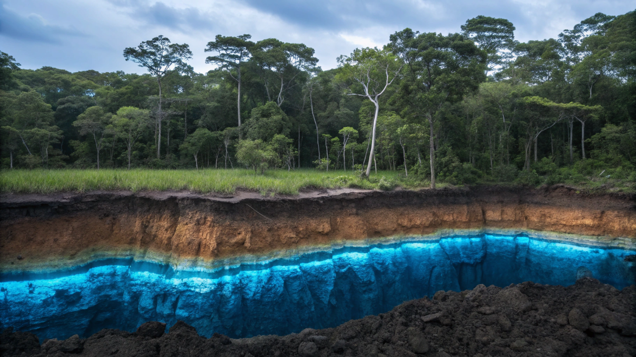O misterioso "oceano" de 162 mil km³ de água doce escondido sob o solo do Brasil