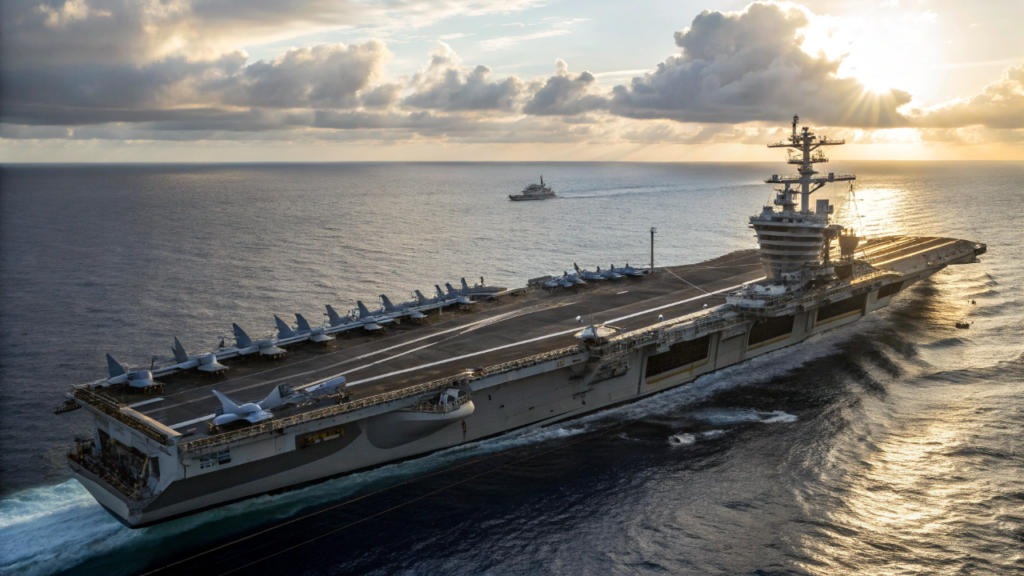 O navio americano de 100 mil toneladas que produz 1,5 milhão de litros de água por dia e navega 20 anos sem combustível fóssil