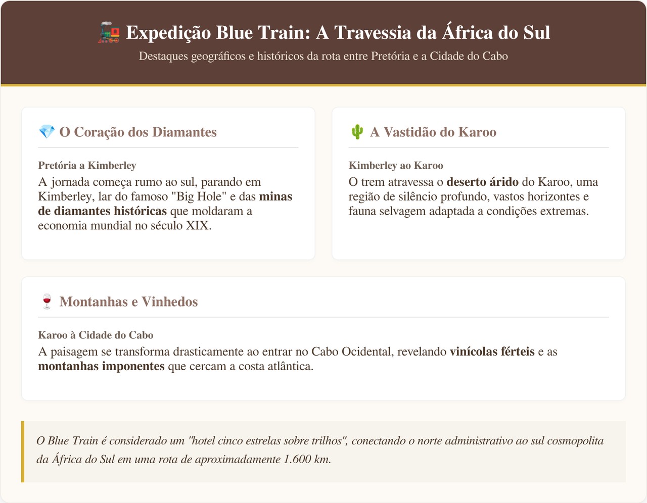 O palácio rolante africano que percorre 1600 quilômetros de savana oferecendo suítes reais com banheiras vitorianas a bordo