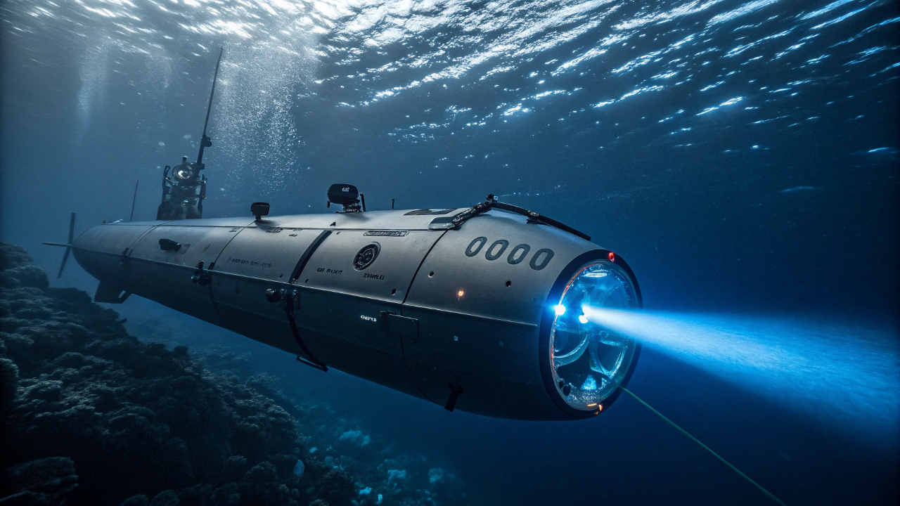 O robô submarino que imita golfinhos para encontrar minas explosivas enterradas no fundo do mar sem arriscar nenhuma vida humana
