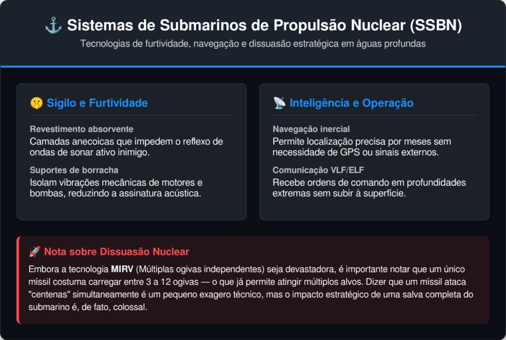 O submarino que some por 90 dias e carrega mísseis capazes de atingir qualquer ponto do planeta