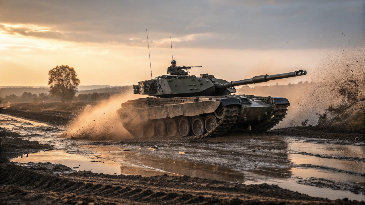 O tanque favorito da OTAN atinge 70 kmh, troca o motor em 30 minutos e acerta alvos a 4 km com um canhão estabilizado