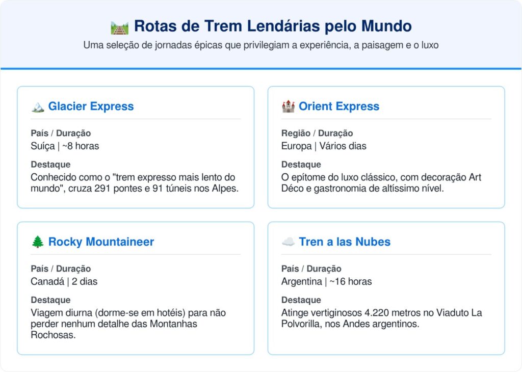 O trem mais lento do mundo atravessa 91 túneis, 291 pontes nos Alpes e virou sonho de consumo global