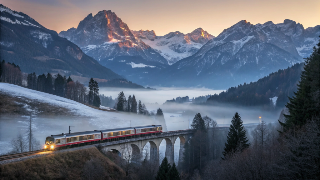 O trem noturno europeu que te leva de Viena a Roma enquanto você dorme e ainda inclui café da manhã e chuveiro na cabine