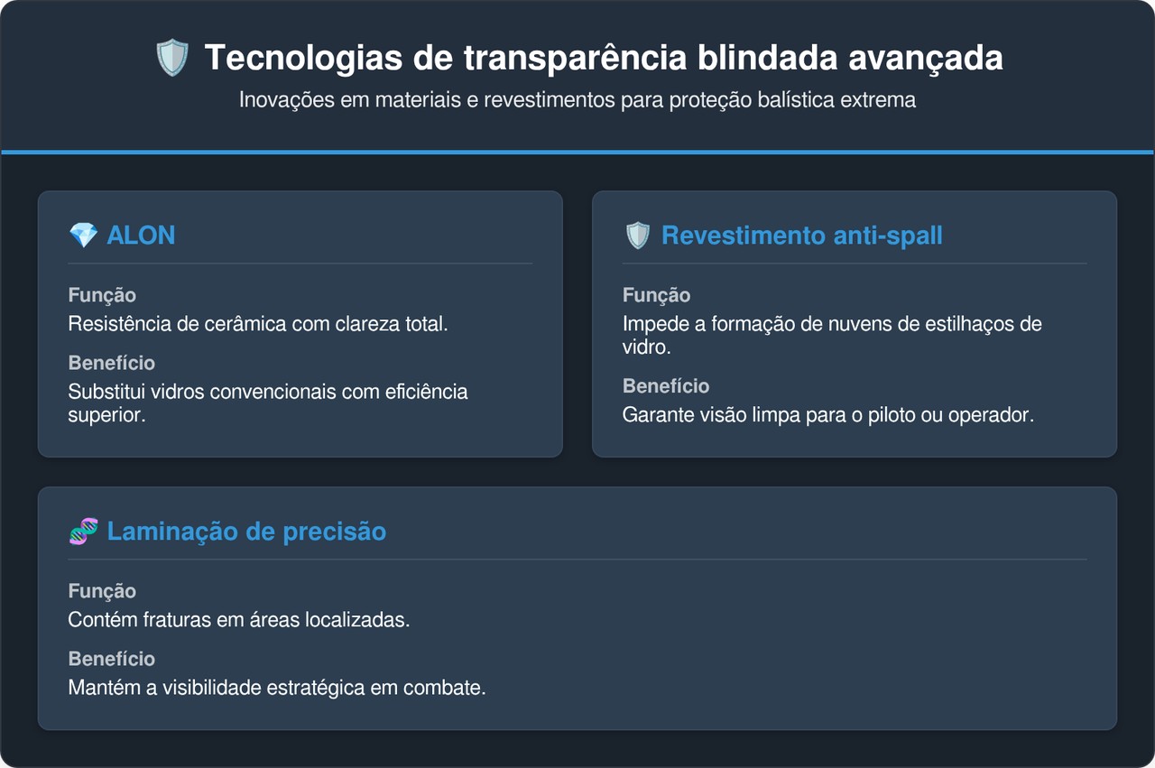 O vidro blindado moderno aguenta tiro de fuzil e ainda mantém a visão perfeita de quem está atrás dele