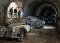 Coleção de 50 carros de luxo da década de 1930 é encontrada em túnel secreto sob castelo na França e atrai leiloeiros de todo o mundo